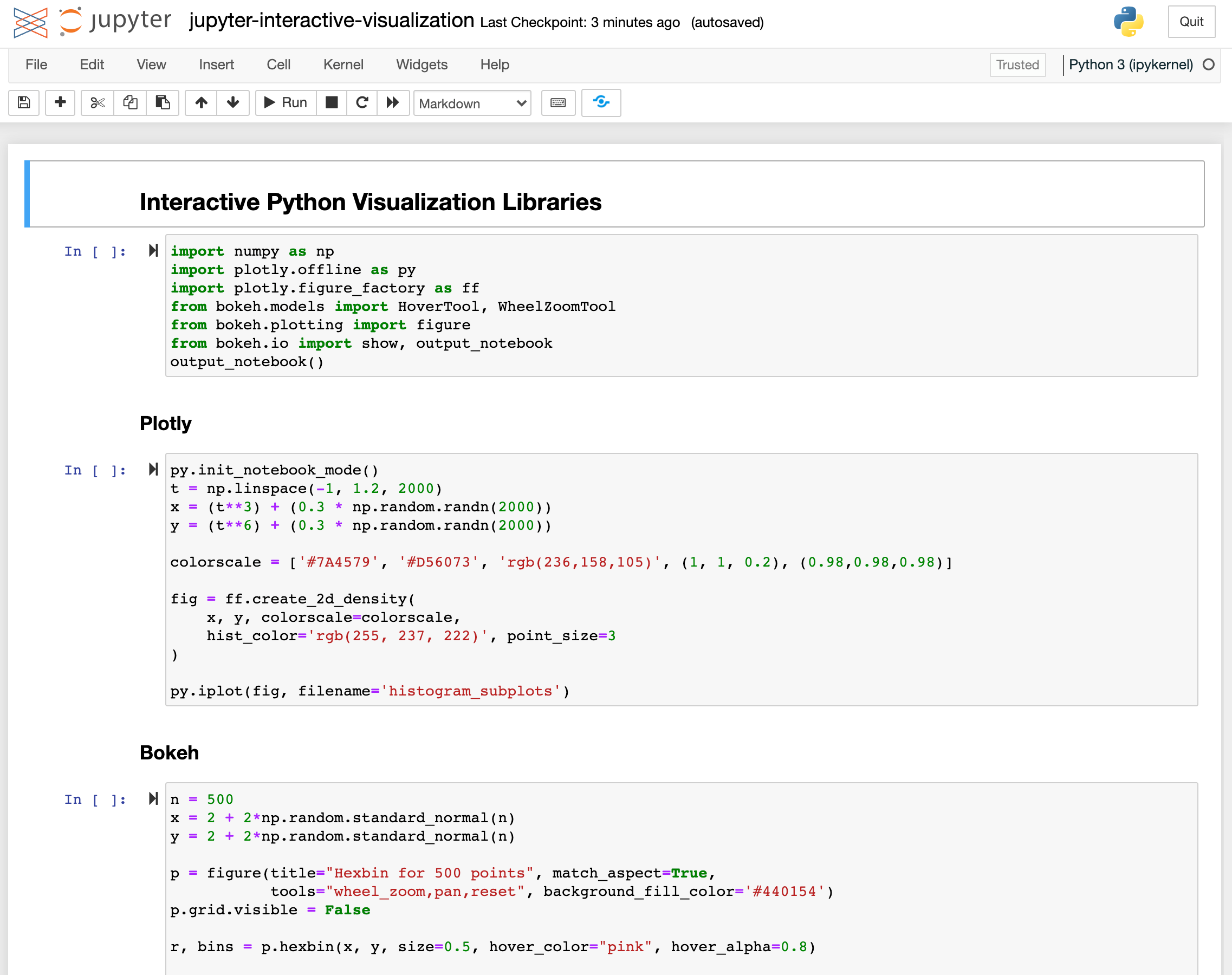 Screenshot of Jupyter Notebook in Posit Workbench.