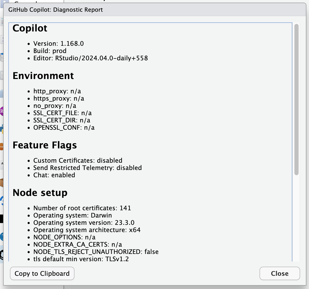 GitHub Copilot: Diagnostics report