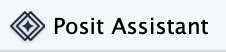 Posit Assistant Toolbar Button