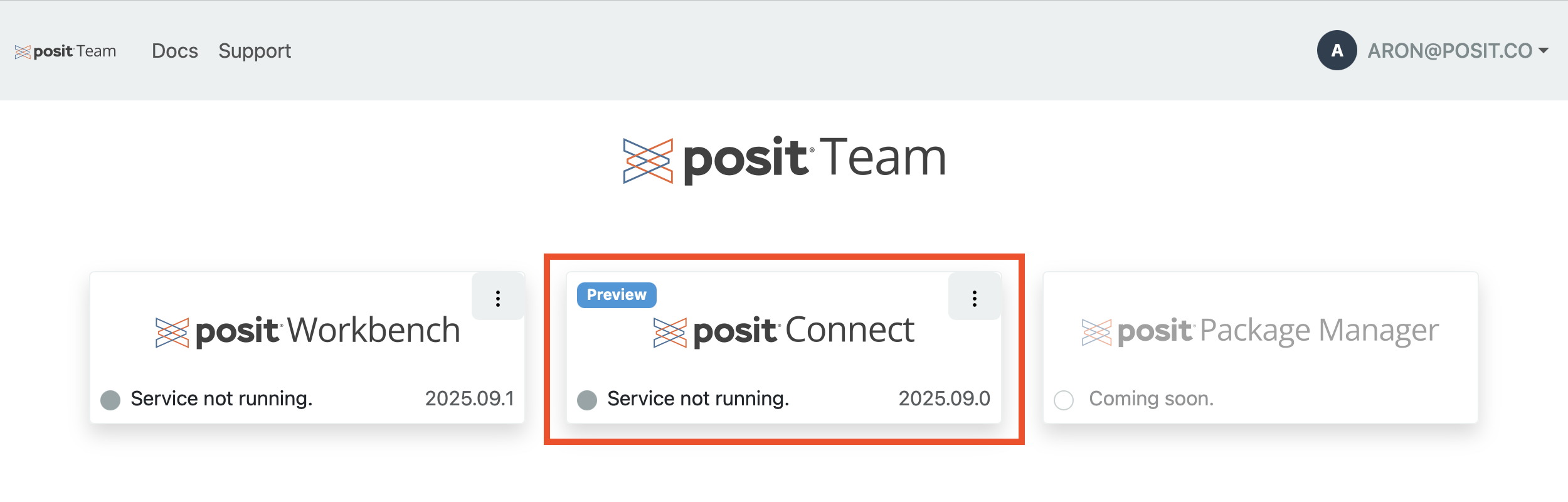 Begin Connect installation