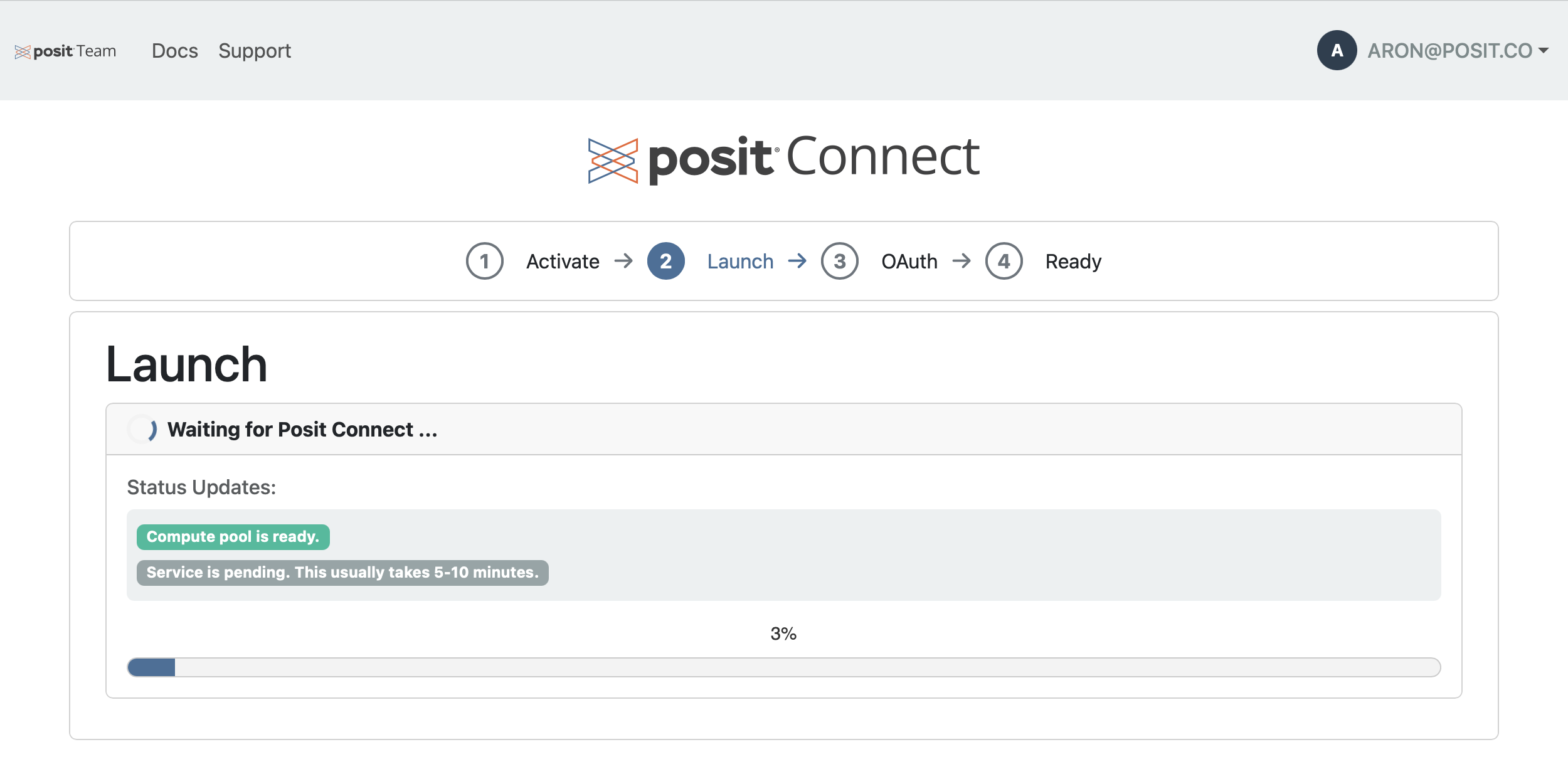 Wait for Connect to start